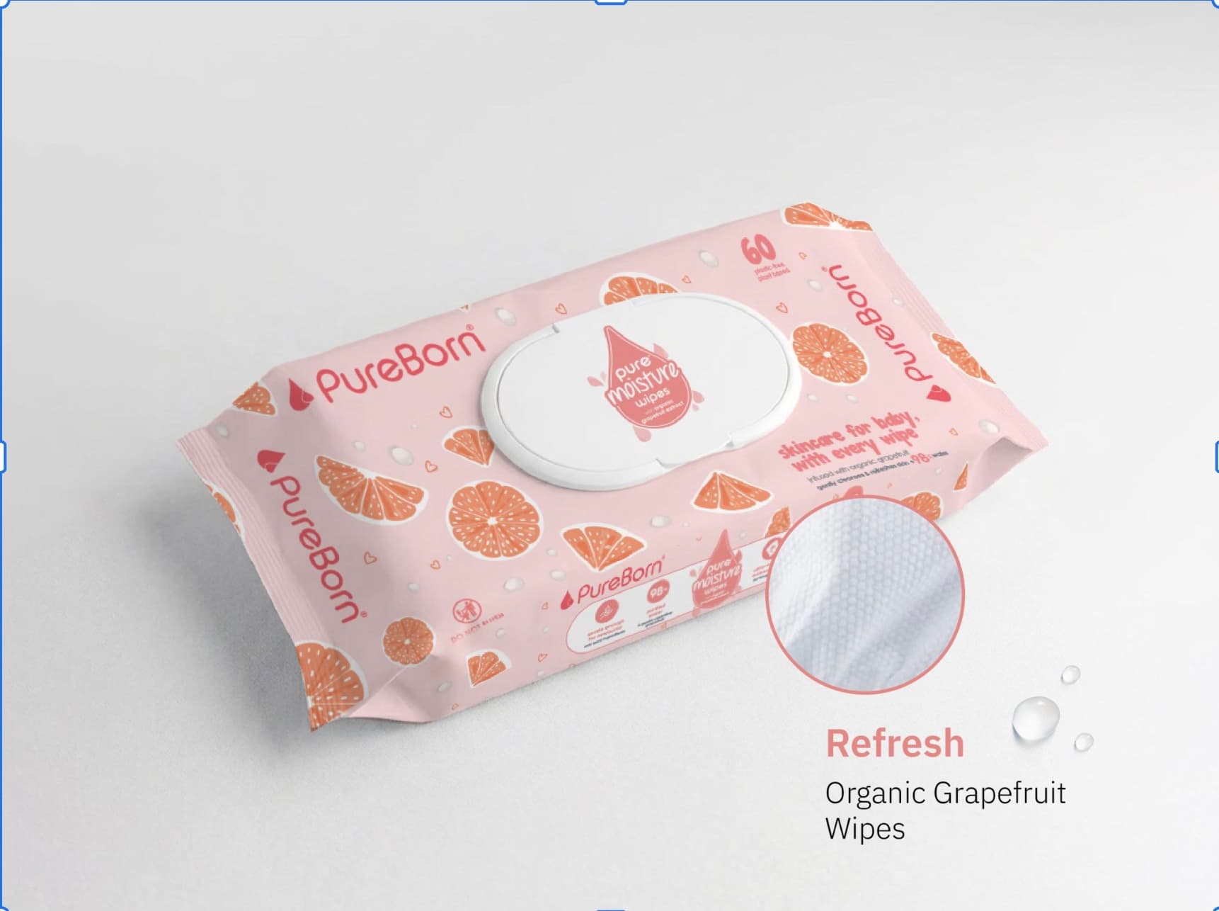 Organic Grapefruit Wipes