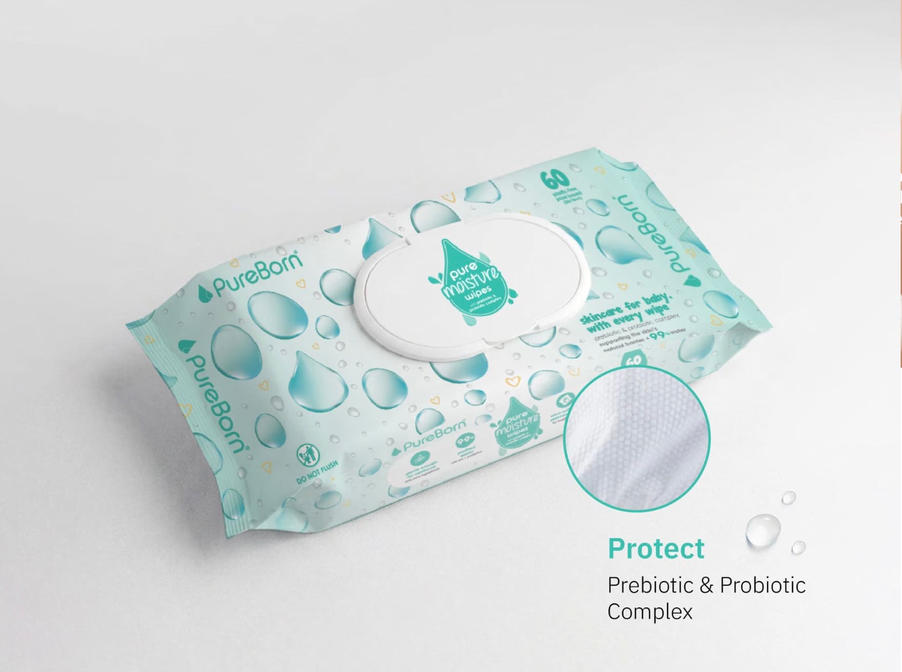 Prebiotic + Probiotic Wipes