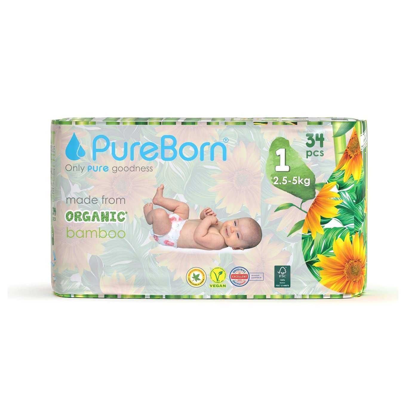 Organic Bamboo Nappies – PureBorn